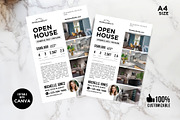 Open House Sign In Sheet Canva, a Flyer Template by CreativeVinesStore (Thumbnail 5 of 8)