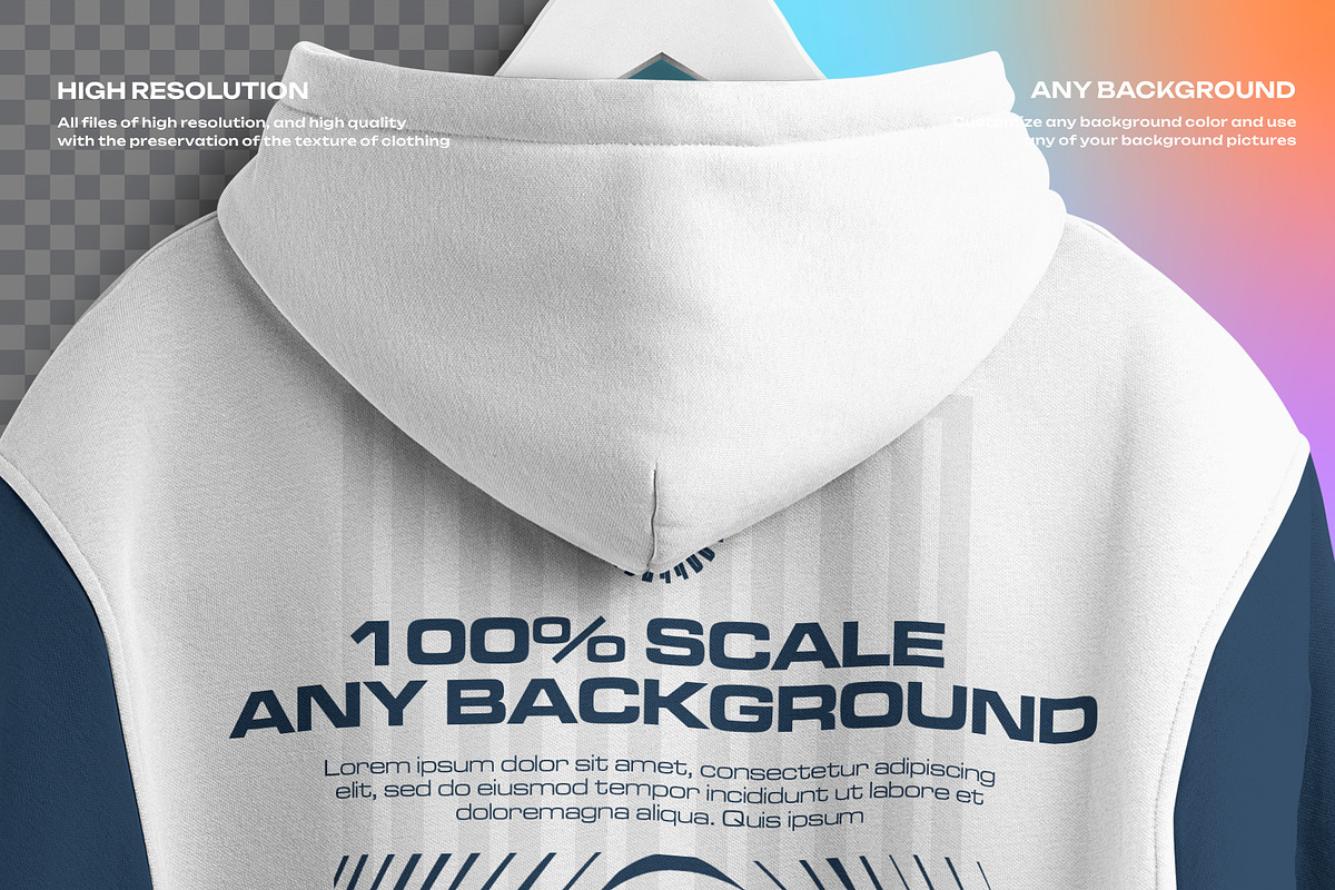4 Mockups Unisex Oversize Hoodie, a Hoody Mockup by Grow Design Craft Studio (Photo 6 of 7)