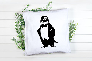 Cute Penguin SVG - Penguin Clipart