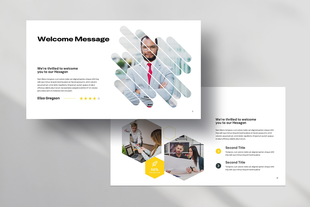 Hexalen Presentation Template, a Presentation Template by evgenystudio (Photo 3 of 8)