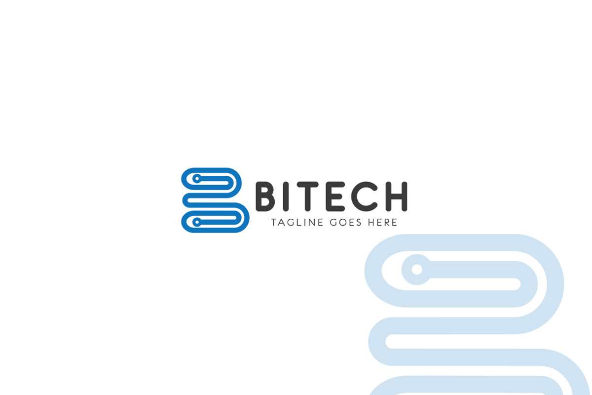 Bitech (Letter B) Logo Template, a Branding & Logo Template by dien96 (Photo 2 of 3)
