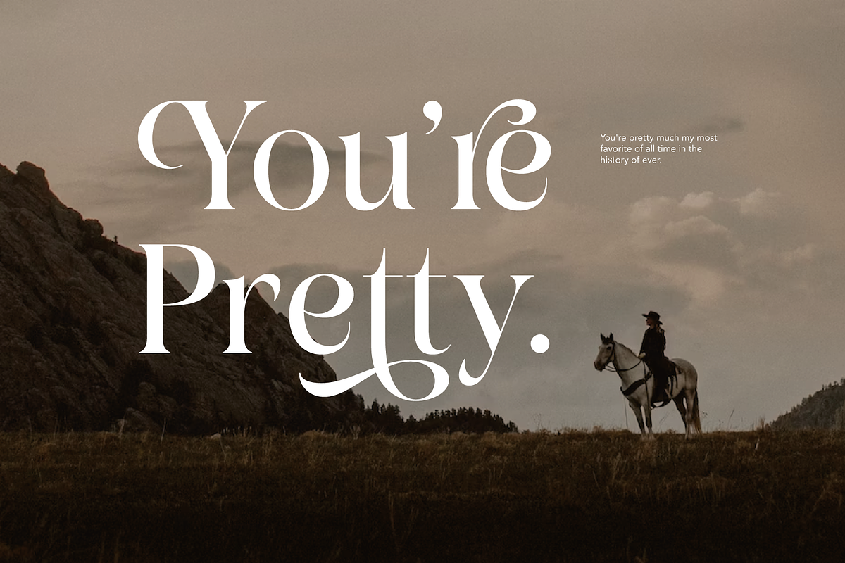 Swingly Lours | Magnificent Font, a Serif Font by Jolicia Type (Photo 8 of 11)