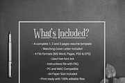 Floral Resume / CV Template, a Resume Template by ResumeInventor (Thumbnail 6 of 6)
