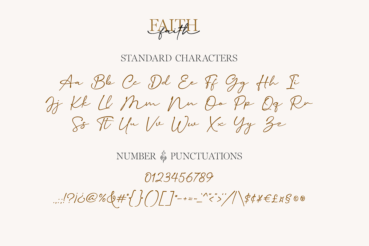 Heaven & Faith – Font Duo, a Script Font by Silverdav (Photo 11 of 13)