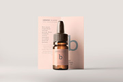 Amber Glass Dropper Bottle Mockups, a Cups & Container Mockup by pmvch (Thumbnail 7 of 20)