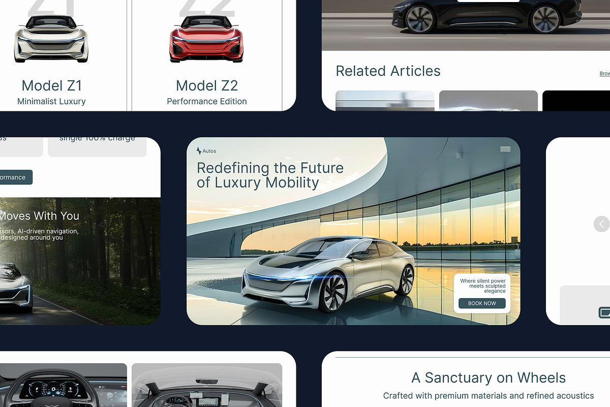 Electric Car Figma Landing Page, a Landing Page Template by Supanium Studio (Photo 3 of 5)