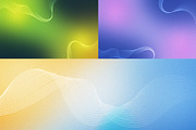 Abstract Gradient Wave Backgrounds, a Background Graphic by rpdesignstudio (Thumbnail 1 of 4)