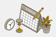 Work Schedule Management Vector, a Work Illustration by Partikusi Design (Thumbnail 3 of 3)