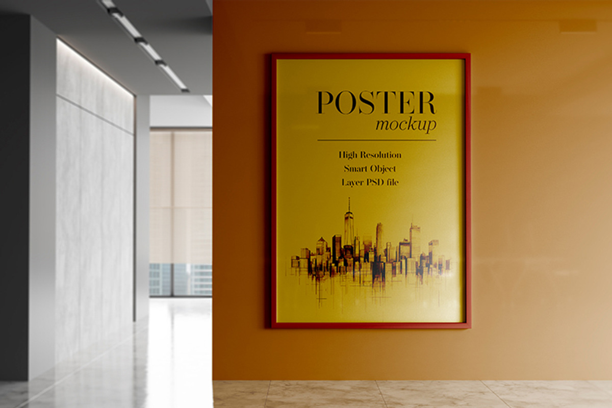 Office Wall Frame Mockup, a Mockup by McLittle Stock (Photo 2 of 3)