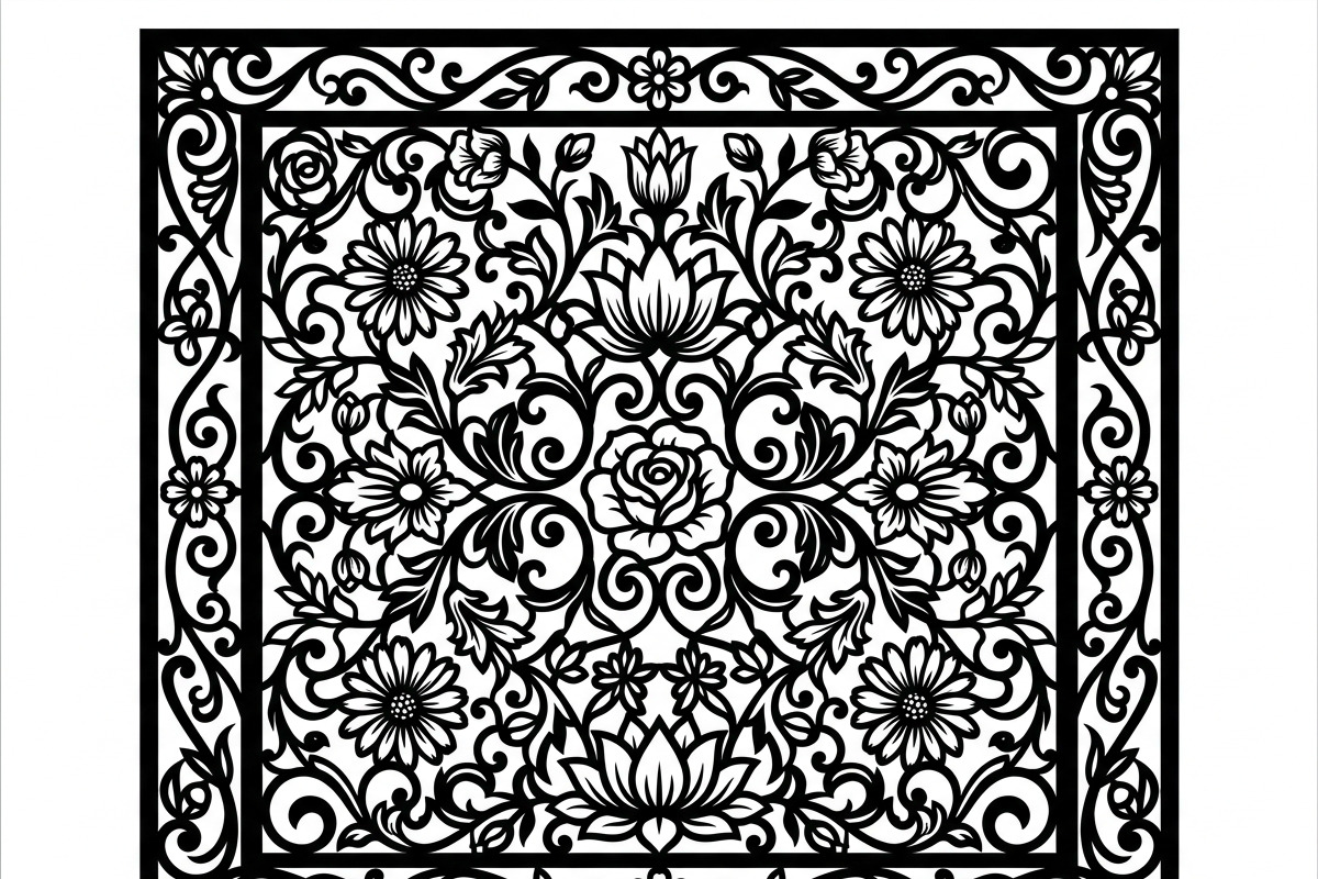 Elegant floral ornament pattern, a Decorative Illustration by Amazin_art (Photo 20 of 51)