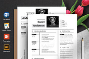 Resume Cv Template Word Apple Pages, a Resume Template by Tbunny (Thumbnail 1 of 6)
