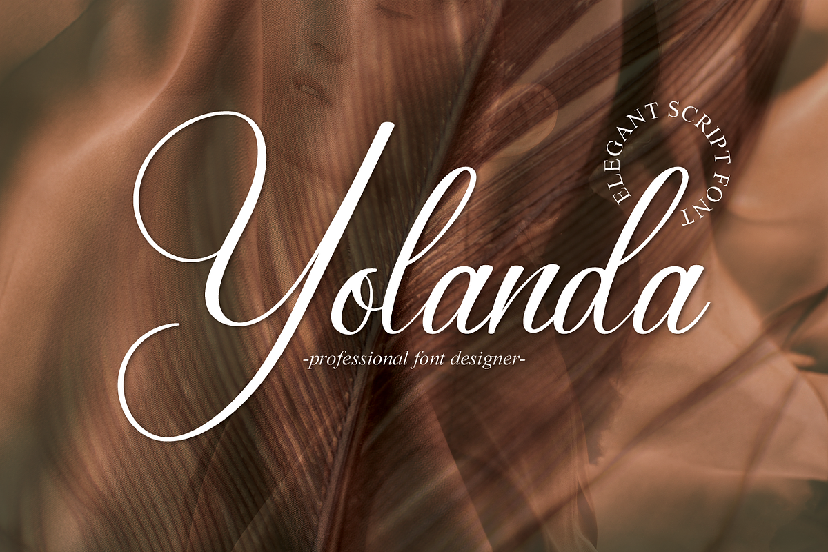 Yolanda, a Handwritten Font by Majelis Font (Photo 1 of 6)