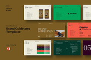 Brand Guidelines PowerPoint Template, a Presentation Template by Dream-Lab (Thumbnail 1 of 12)