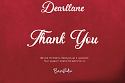 Dearllane Elegant Script, a Script Font by Basnistudio (Thumbnail 9 of 9)