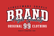 Varsity Signature a font Combination, a Slab Serif Font by Blankids Studio (Thumbnail 11 of 13)