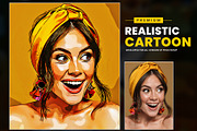 Premium Cartoon Painting, an Action Add-On by U_Design (Thumbnail 9 of 10)