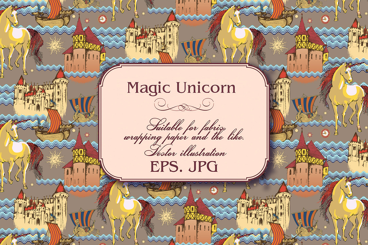 Magic Unicorns - set n1, a Pattern Graphic by Designs by Helen Trupak (Photo 6 of 7)