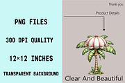 Whimsical Summer Palm Tree Clipart B, an Illustration by SVGArt (Thumbnail 6 of 9)