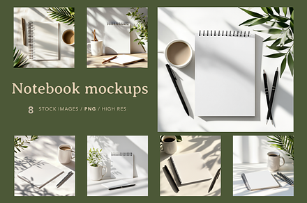 Notebook Mockups, an Arts & Entertainment Photo by Typedreams.site