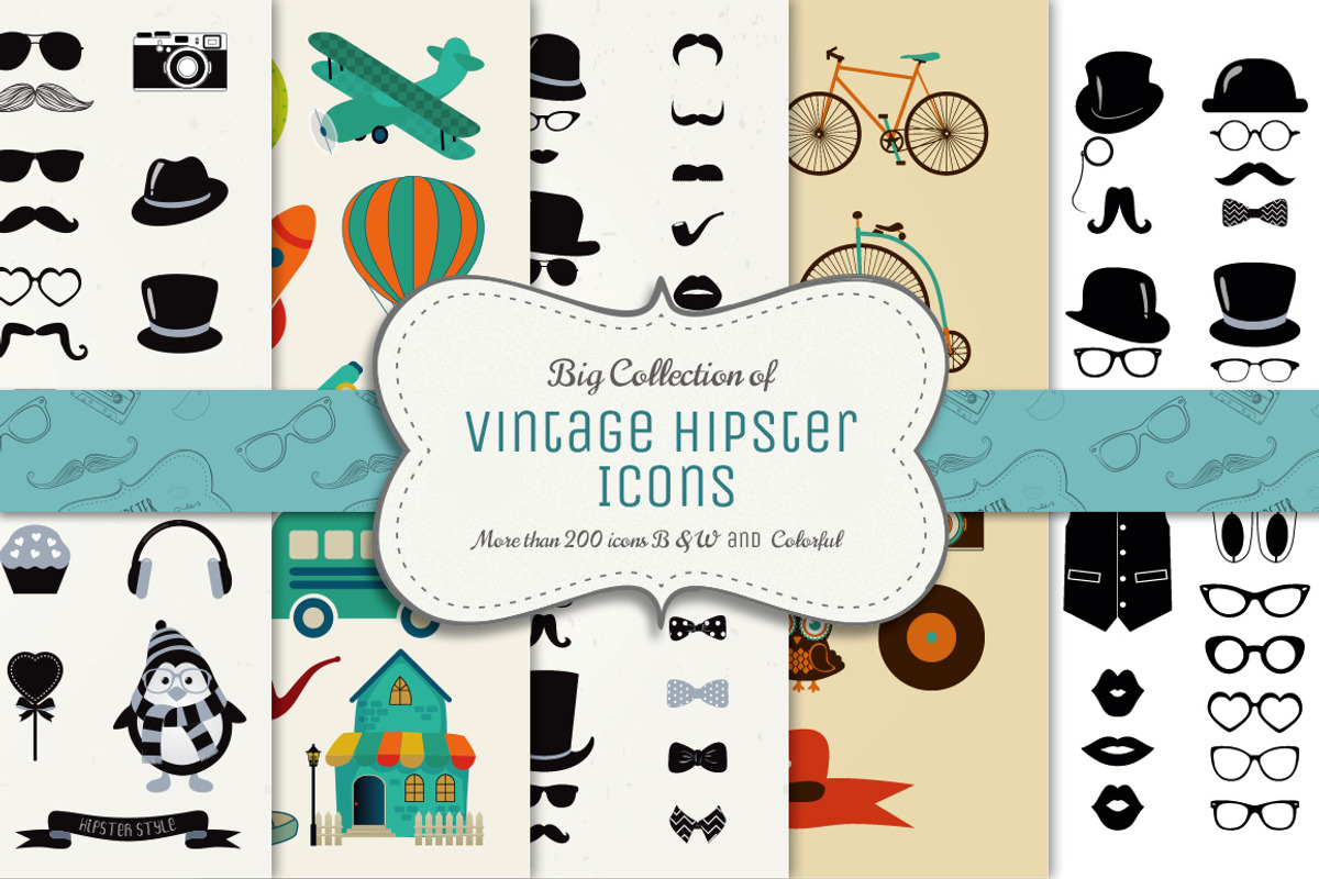 Big Collection of Vintage Icons, an Icon by Olya Creative (Photo 1 of 5)