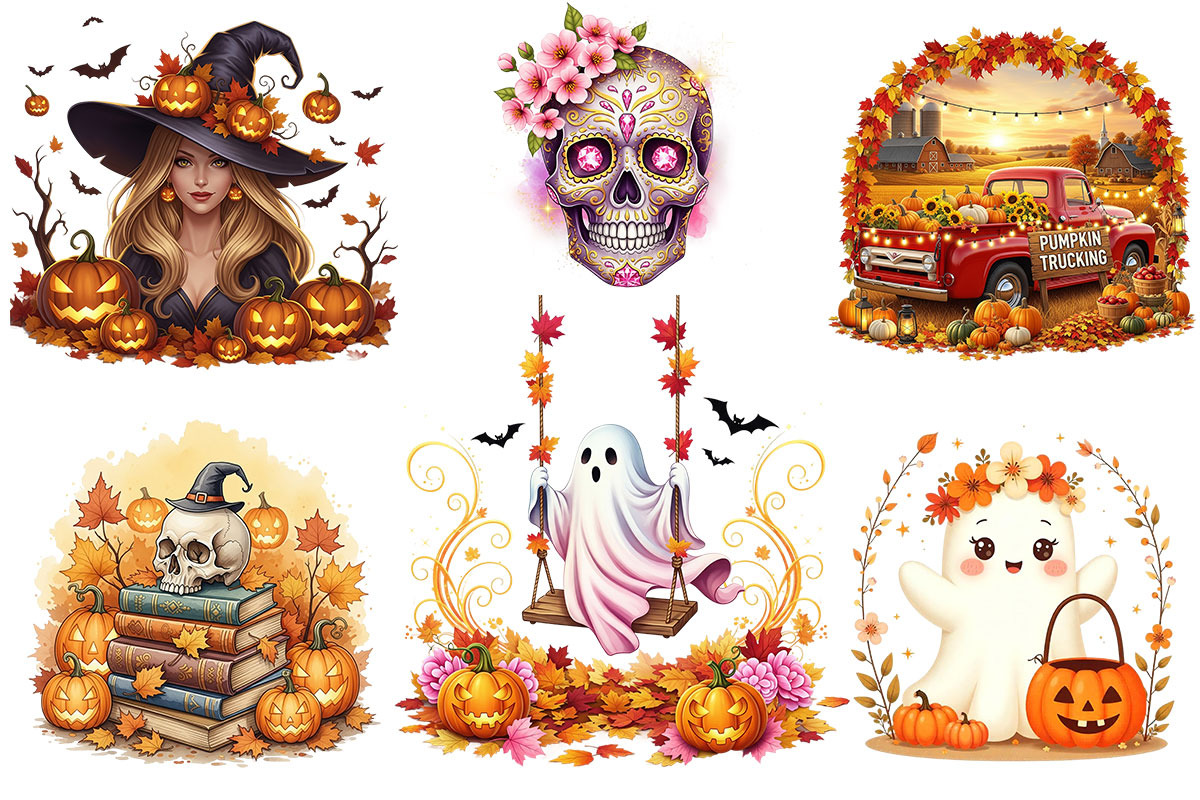 Halloween Clipart Bundle, an Object Graphic by Pixxel_Studio (Photo 9 of 9)