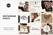 Instagram Templates for Canva, a Social Media Template by ILLONA GRAPHICS (Thumbnail 1 of 12)