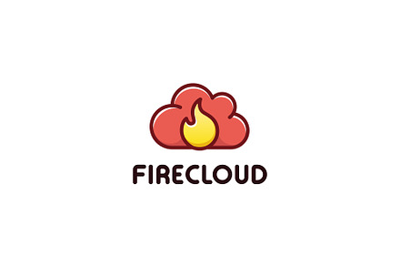 Fire Cloud - Logo Template