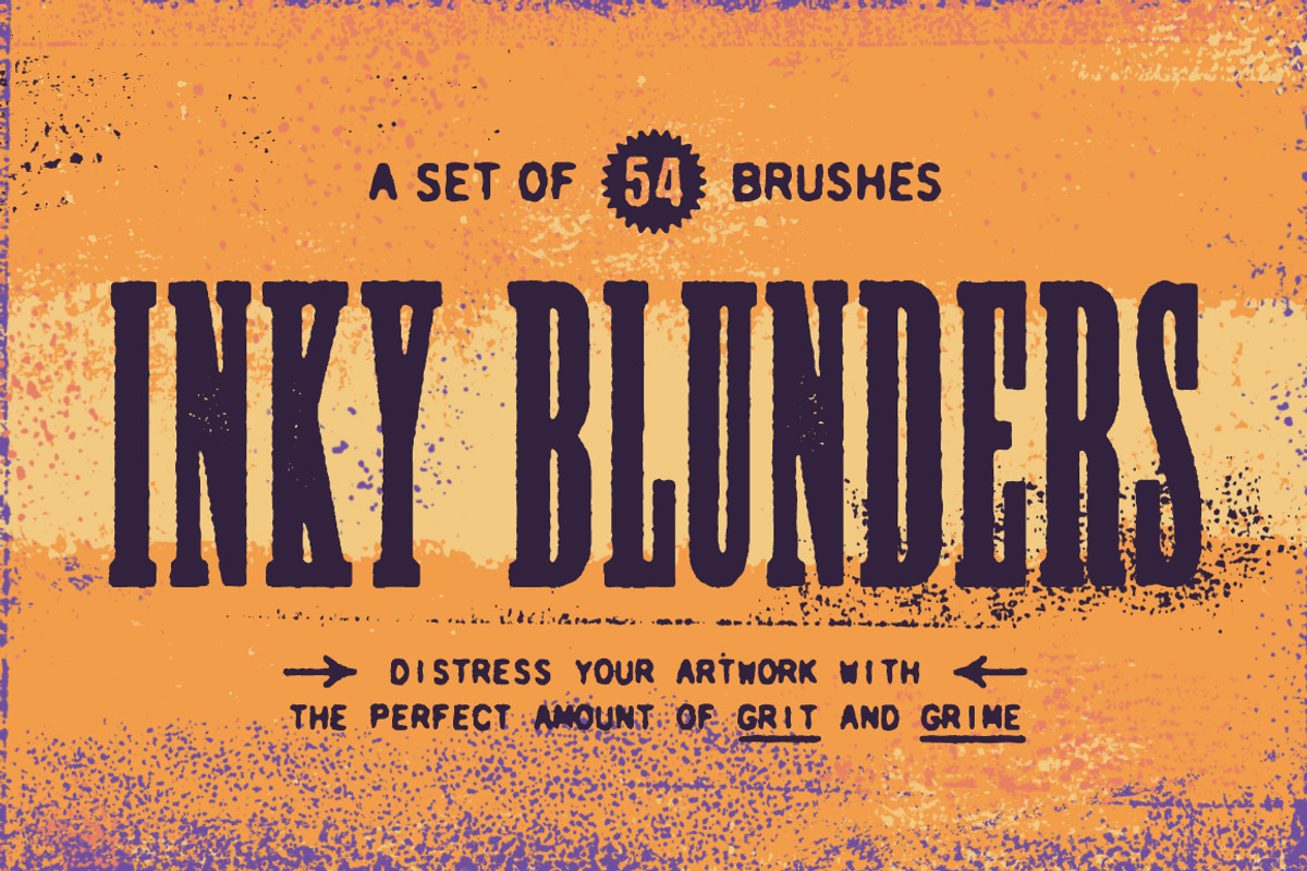 Inky Blunders | Distressing Brushes