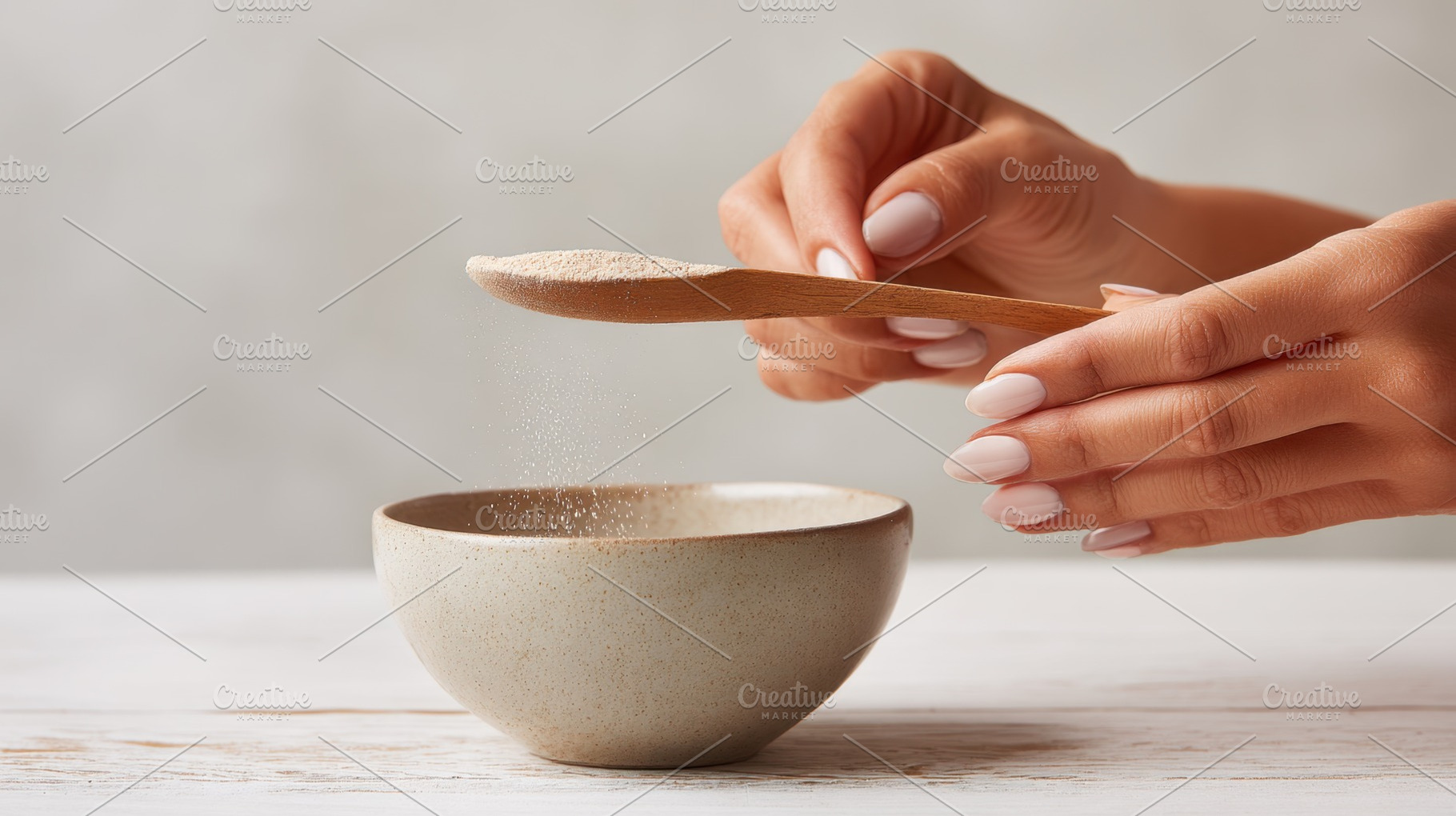 Measuring ingredients for cooking, a Photo by Beautiful things
