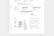 Minimal timeline resume template AI, a Resume Template by Omnify (Thumbnail 3 of 3)