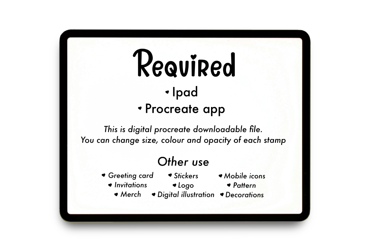 Character Doodle Stamp Procreate, a Brush Add-On by Pixel Picasso Studio (Photo 11 of 11)