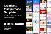 Creative & Multipurpose Template, an UI Kit Template by flr.24 (Thumbnail 1 of 2)