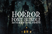 The Halloween Horror Font Bundle, a Sans Serif Font by HipFonts (Thumbnail 1 of 12)