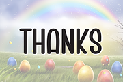 Rainbow Easter | Script Font, a Handwritten Font by Scratchones (Thumbnail 3 of 8)