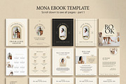 eBook for Coach / CANVA, INDD / Mona, a Magazine Template by Mirazz (Thumbnail 20 of 21)