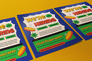 Retro We're Hiring Flyer, a Flyer Template by graphicook (Thumbnail 3 of 3)