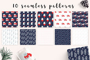 Winter kittens, a Pattern Graphic by Svyatoslava_M (Thumbnail 3 of 7)