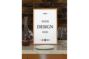 Wine carafe and glasses, a Household Mockup by Larser (Thumbnail 1 of 2)