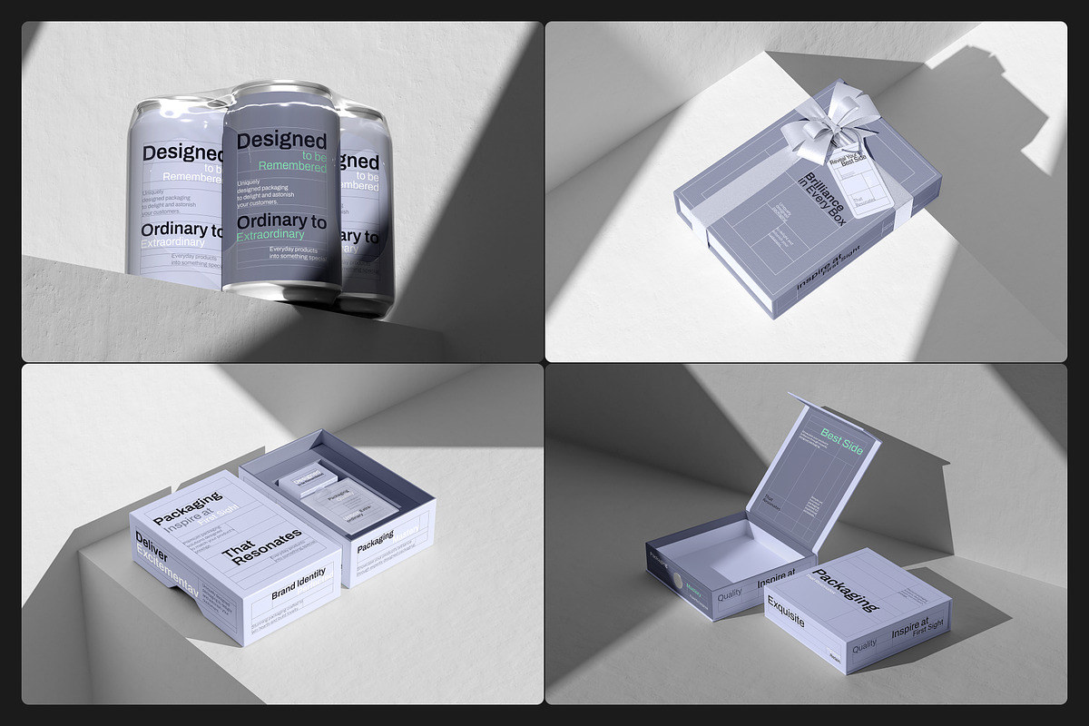 Product Packaging Set Mockup, a Mockup by Arvalamockup (Photo 10 of 12)