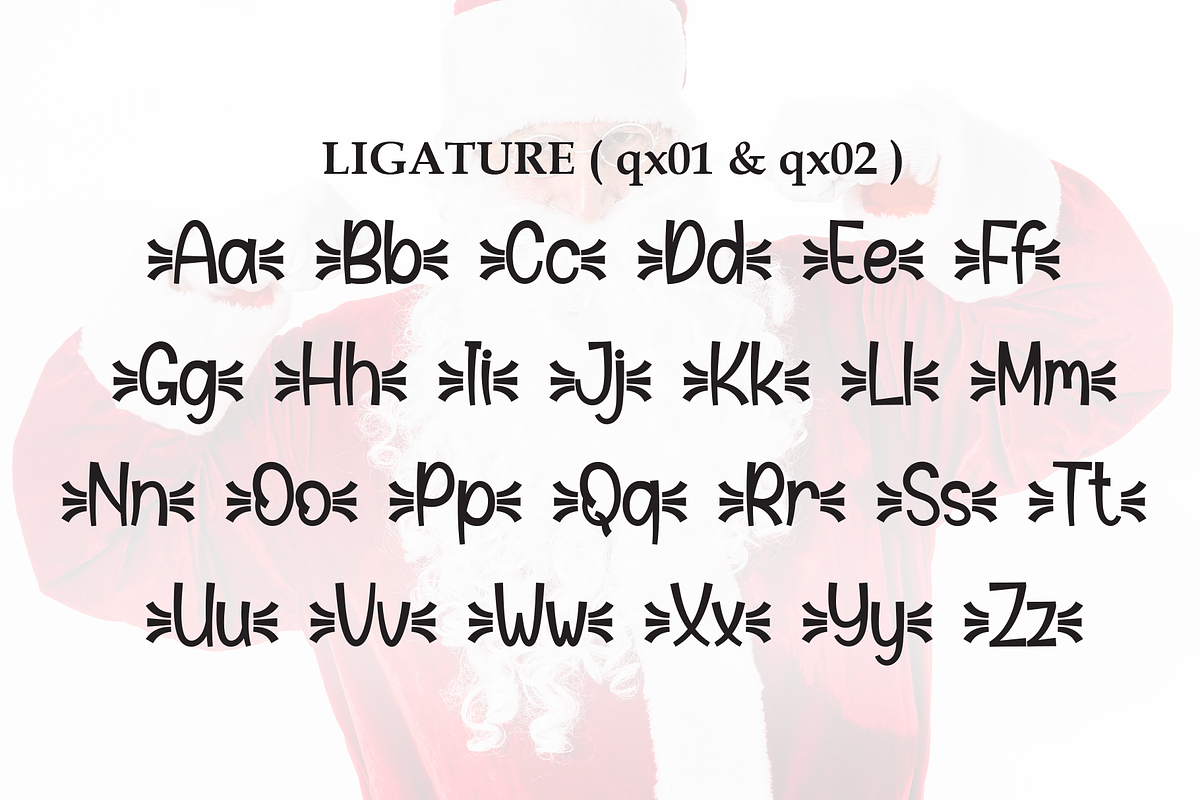 Playful Santa | Script Font, a Script Font by Scratchones (Photo 8 of 9)
