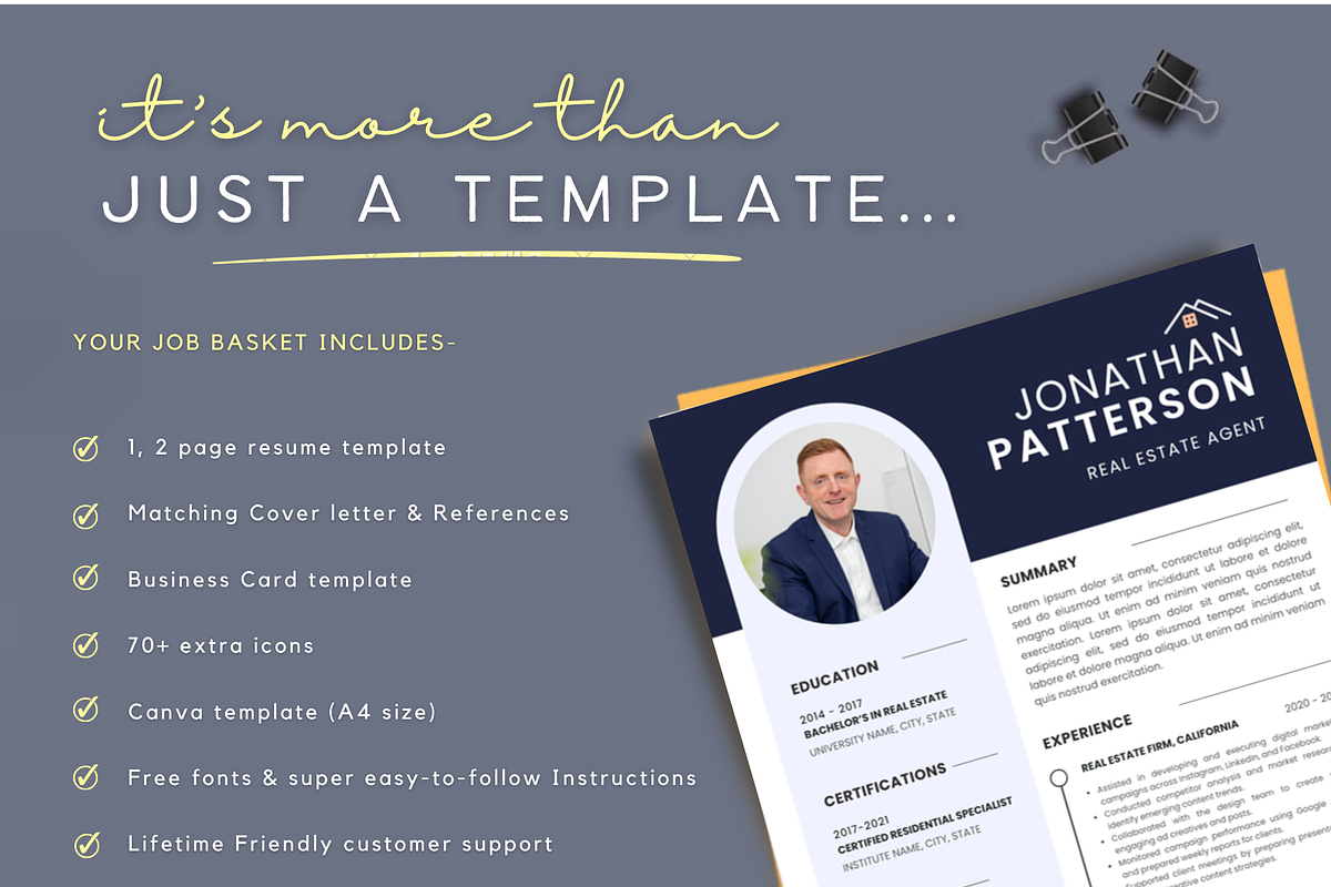 Realtor Resume Template Real Estate preview 6
