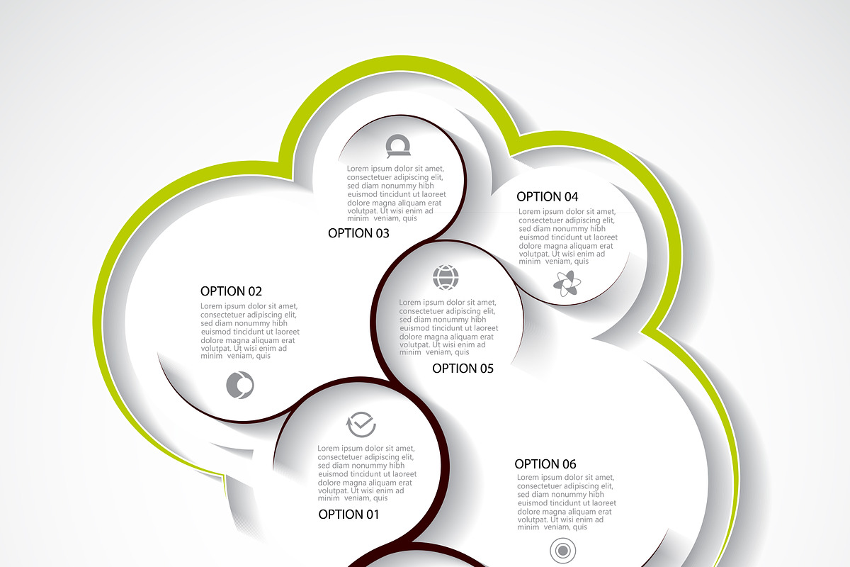 Abstract infographic template, a Presentation Template by Mechik