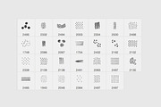 Watercolor pattern Photoshop brushes, a Brush Add-On by Little Bean (Thumbnail 7 of 7)