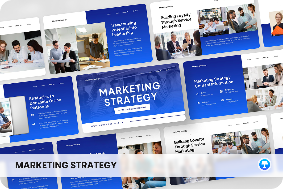 Marketing Strategy Keynote, a Presentation Template by SquidPixey (Photo 1 of 6)