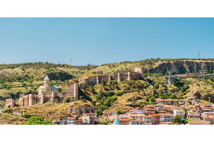 Scenic View Of Narikala Fortress And, an Architecture Photo by Our Amazing World