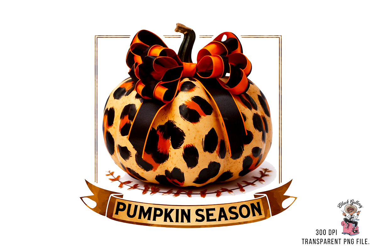 Cow Print Pumpkin Season PNG Bundle, a Graphic by Clipart Studio (Photo 7 of 11)