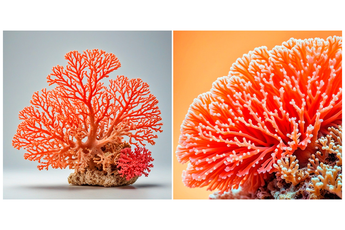 SET Sea coral Underwater Background, a Background Graphic by IrySha (Photo 2 of 6)