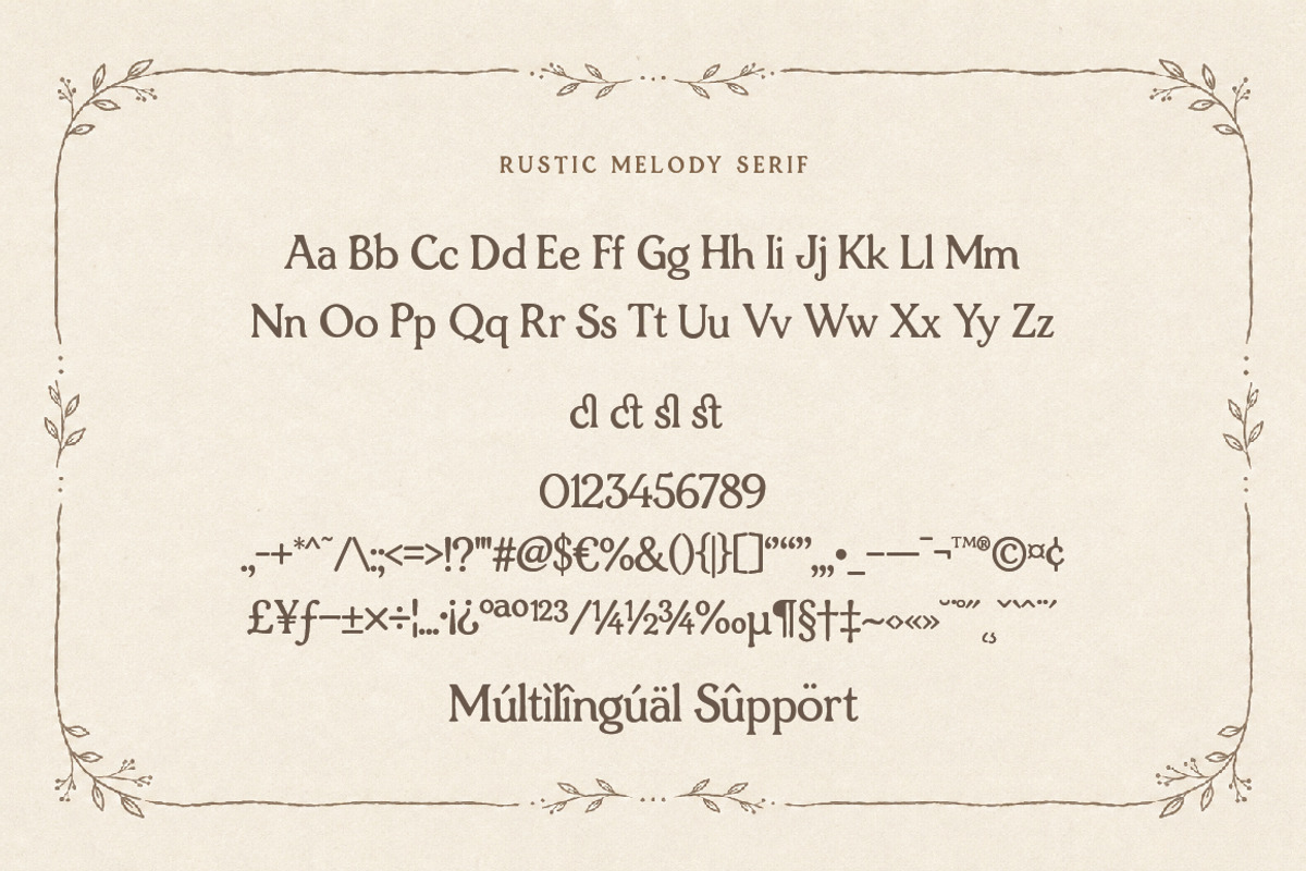 Rustic Melody - Handmade Font Duo, a Script Font by Typebae (Photo 9 of 9)