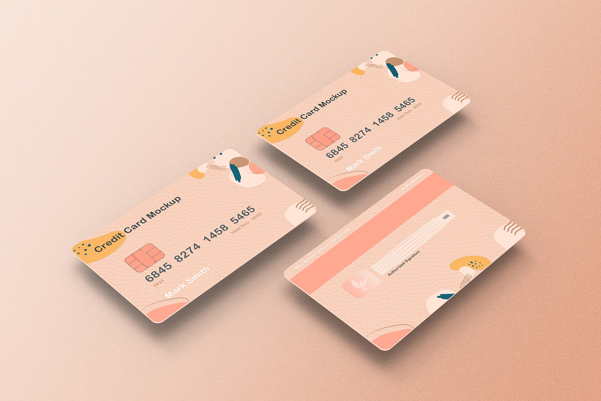 Credit Card Mockups Set | 51 PSD, a Print Template by ExplicitConcepts (Photo 28 of 51)