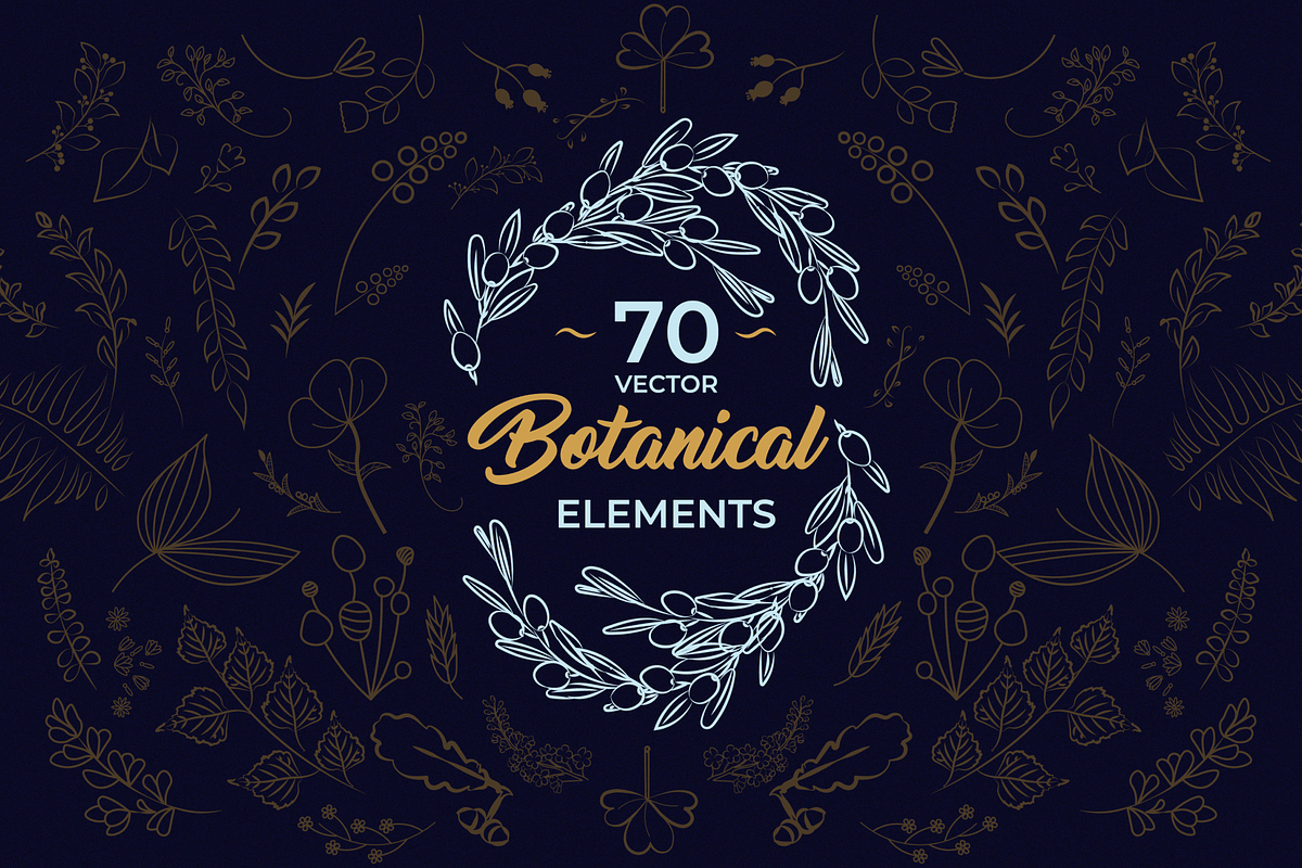 Botanical Elements, a Graphic by Laimmilka (Photo 1 of 5)